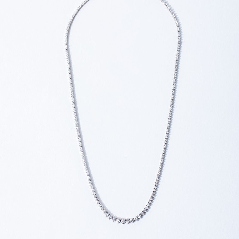 Graduated Tennis Necklace 4ct
