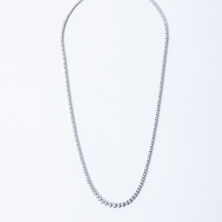 Graduated Tennis Necklace 4ct