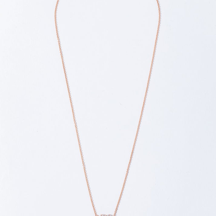 Mini Heart Pendant in Rose Gold