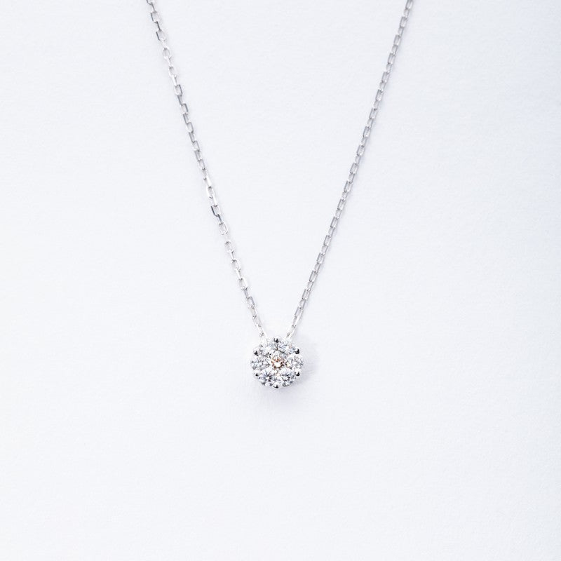 Round Petite Illusion Pendant