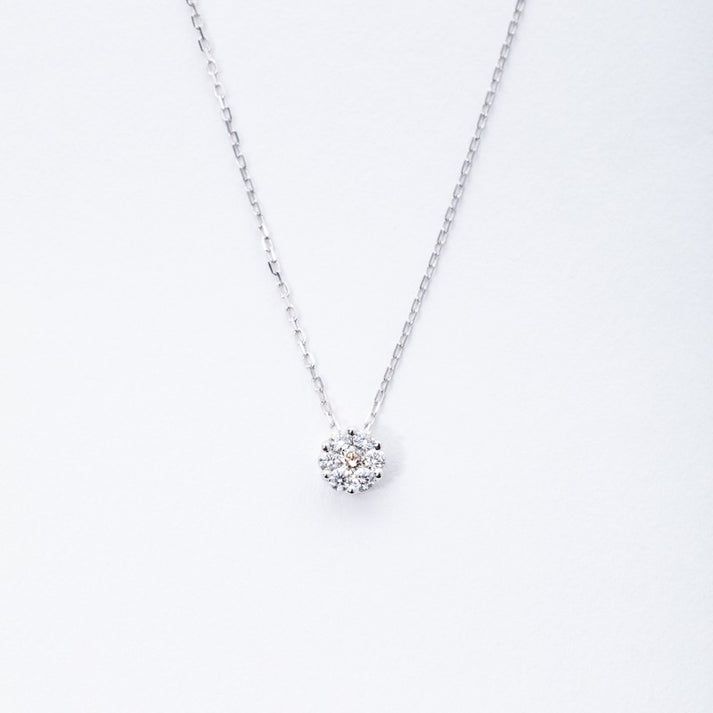 Round Petite Illusion Pendant