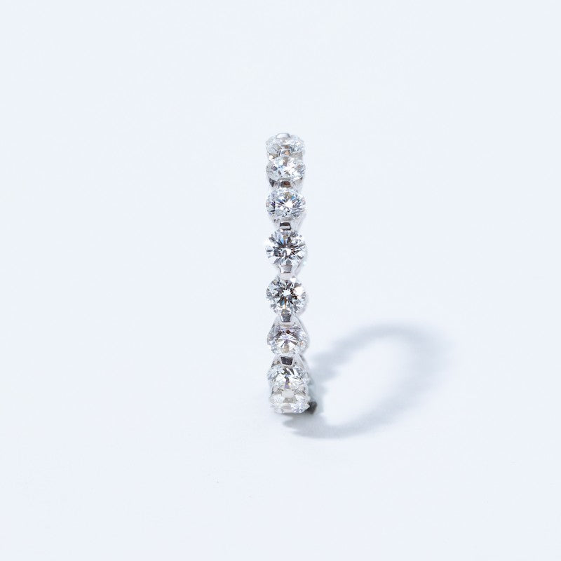 1ct single prong eternity band