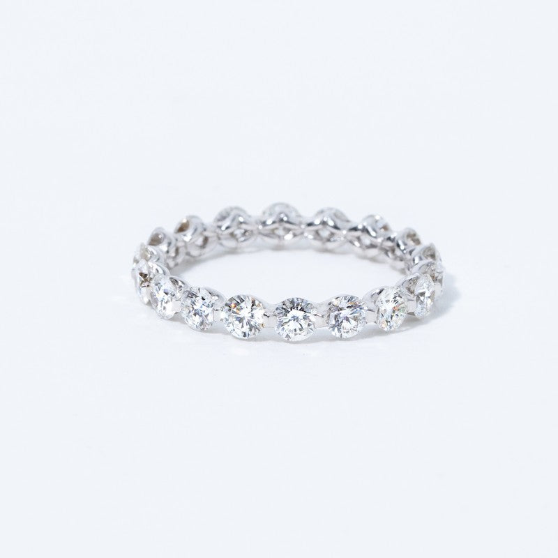 1ct single prong eternity band