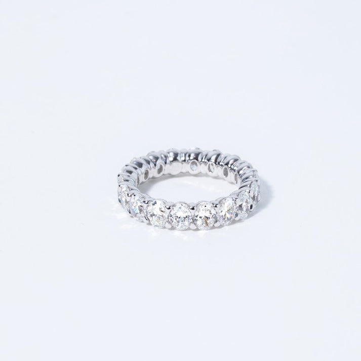 Oval Diamond Eternity Band