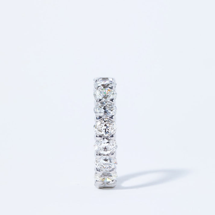 Oval Diamond Eternity Band