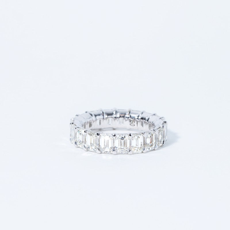Emerald Cut Diamond Eternity Band