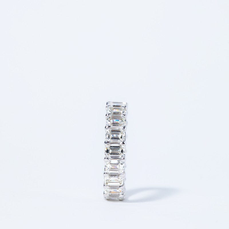 Emerald Cut Diamond Eternity Band