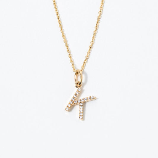 K'' Initial Diamond Charm