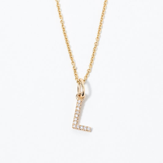 L'' Initial Diamond Charm