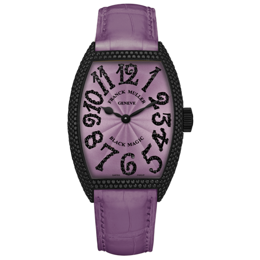 Classic Black Magic Cintrée Curvex Watch 1752QZDBLKMAGICWGPR