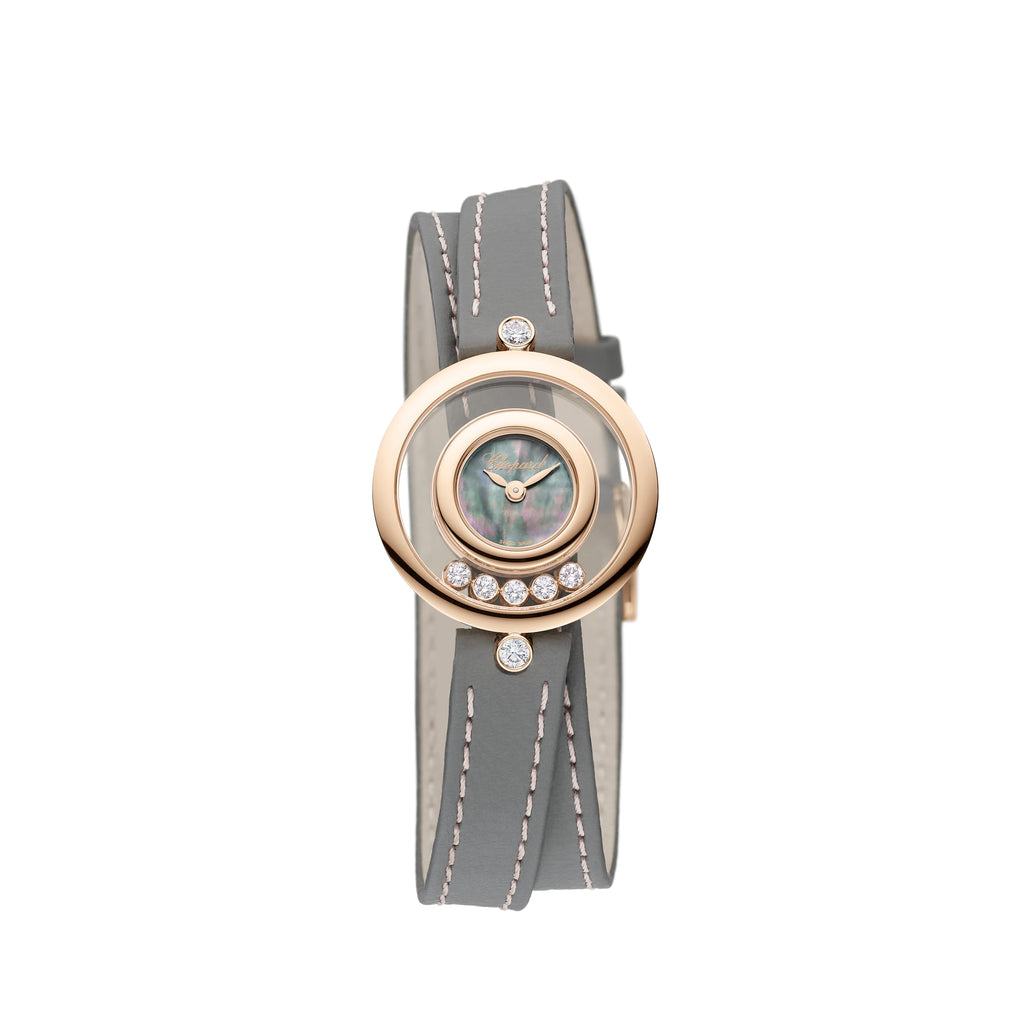 HAPPY DIAMONDS ICONS 26 MM, QUARTZ, ETHICAL ROSE GOLD, DIAMONDS 209415-5003