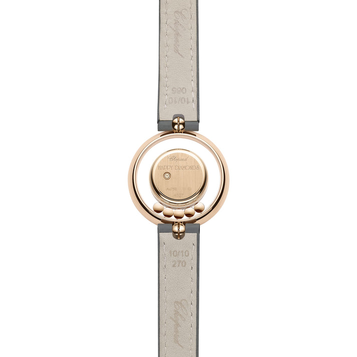 HAPPY DIAMONDS ICONS 26 MM, QUARTZ, ETHICAL ROSE GOLD, DIAMONDS 209415-5003