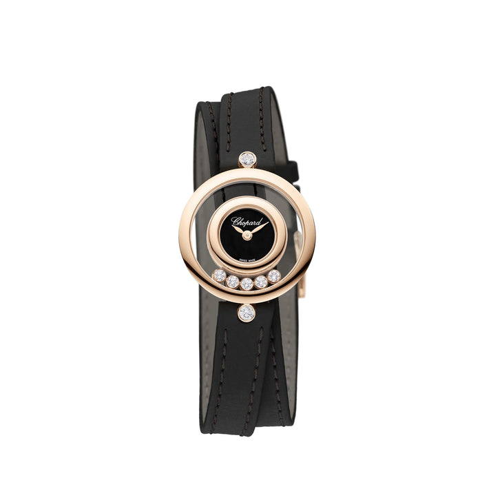 HAPPY DIAMONDS ICONS 26 MM, QUARTZ, ETHICAL ROSE GOLD, DIAMONDS 209415-5004