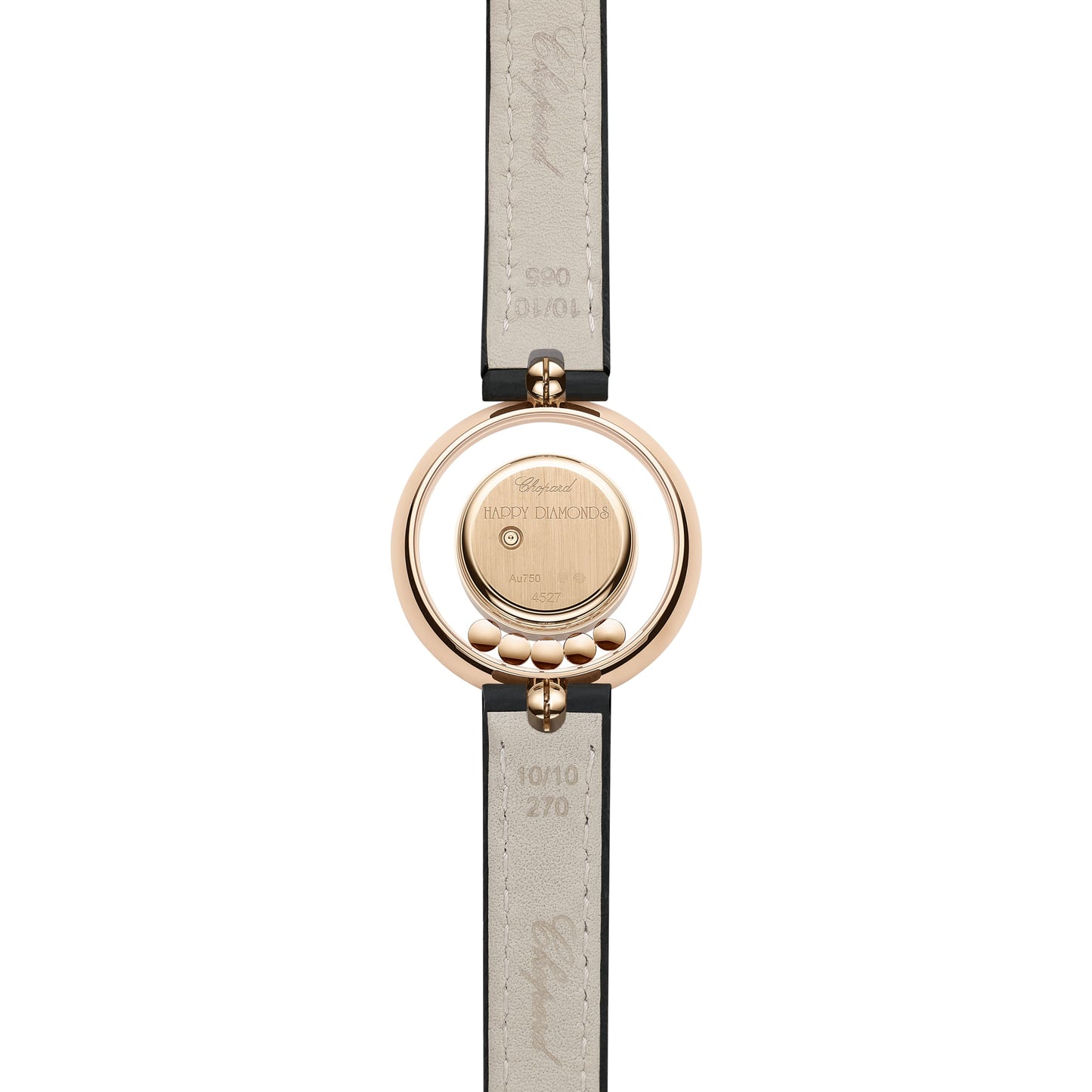 HAPPY DIAMONDS ICONS 26 MM, QUARTZ, ETHICAL ROSE GOLD, DIAMONDS 209415-5004