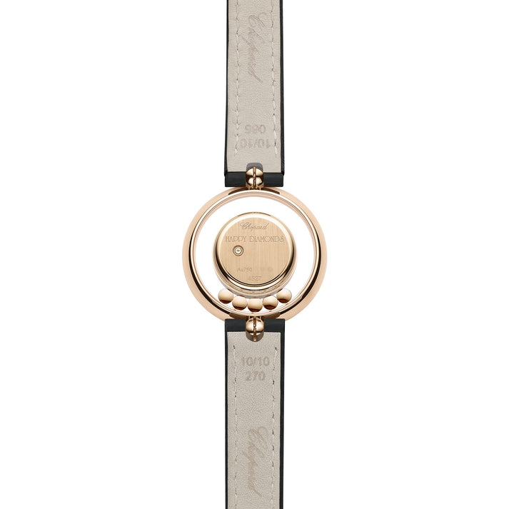 HAPPY DIAMONDS ICONS 26 MM, QUARTZ, ETHICAL ROSE GOLD, DIAMONDS 209415-5004