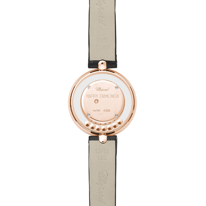 HAPPY DIAMONDS ICONS 32 MM, QUARTZ, ETHICAL ROSE GOLD, DIAMONDS 209426-5201