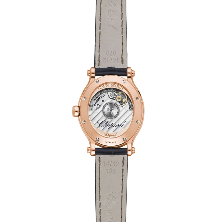 HAPPY SPORT 29 X 31 MM, AUTOMATIC, ETHICAL ROSE GOLD, DIAMONDS 275362-5002