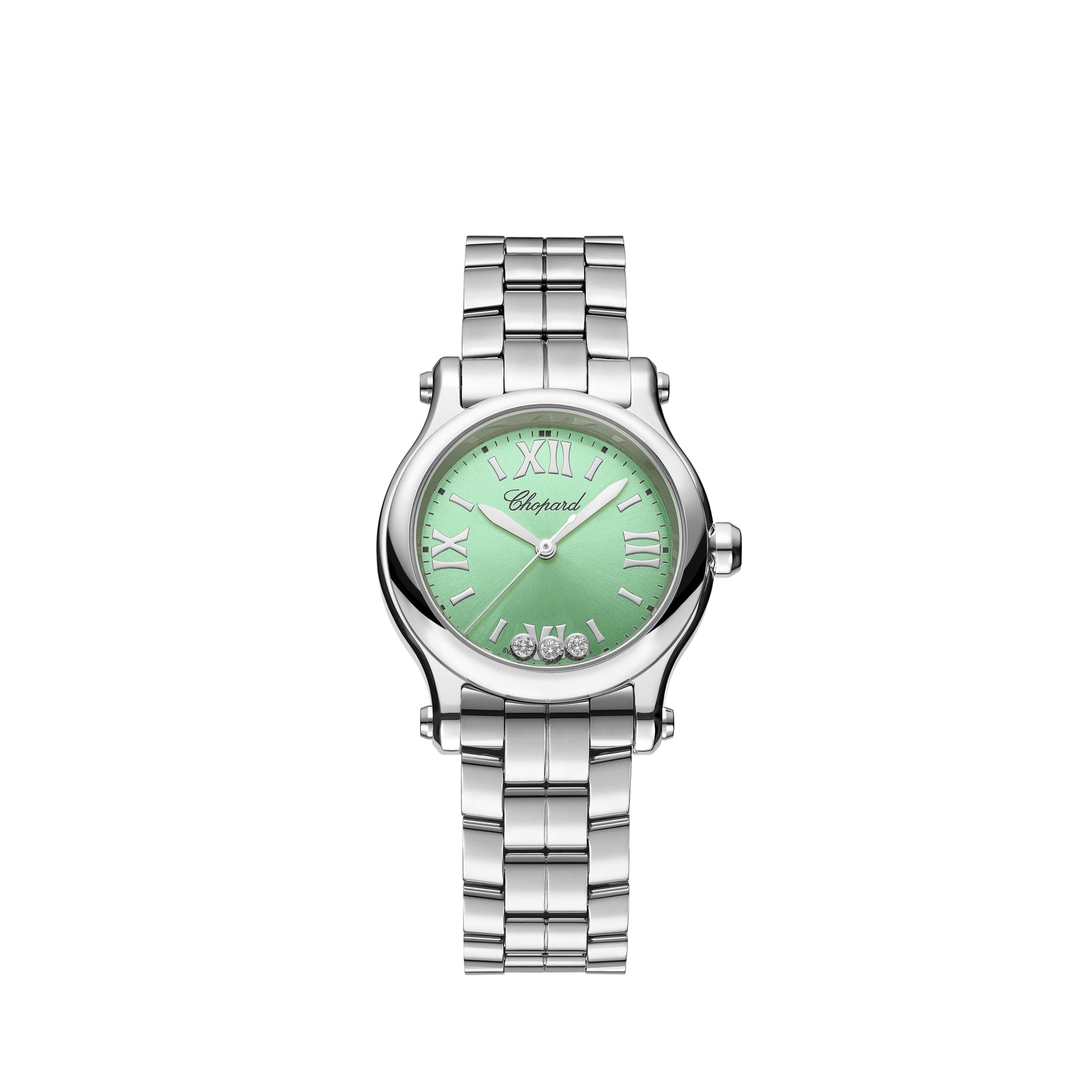 HAPPY SPORT 30 MM, QUARTZ, LUCENT STEEL™, DIAMONDS 278590-3013 - Dejaun Jewelers