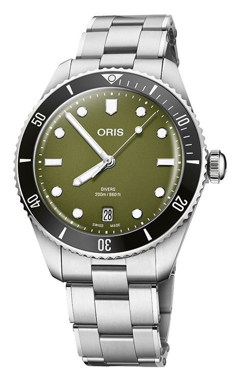 Oris Divers Date Automatic Watch 01 733 7795 4057-Set