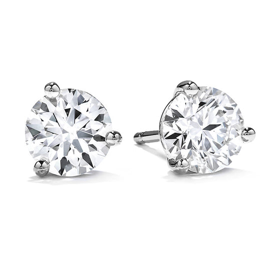 THREE-PRONG STUD EARRINGS 3SIE00258W