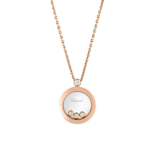 HAPPY DIAMONDS ICONS PENDANT, ETHICAL ROSE GOLD, DIAMONDS 793929-5201