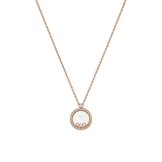 HAPPY DIAMONDS ICONS PENDANT, ETHICAL ROSE GOLD, DIAMONDS 793929-5301