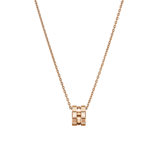 ICE CUBE PENDANT, ETHICAL ROSE GOLD 797004-5001