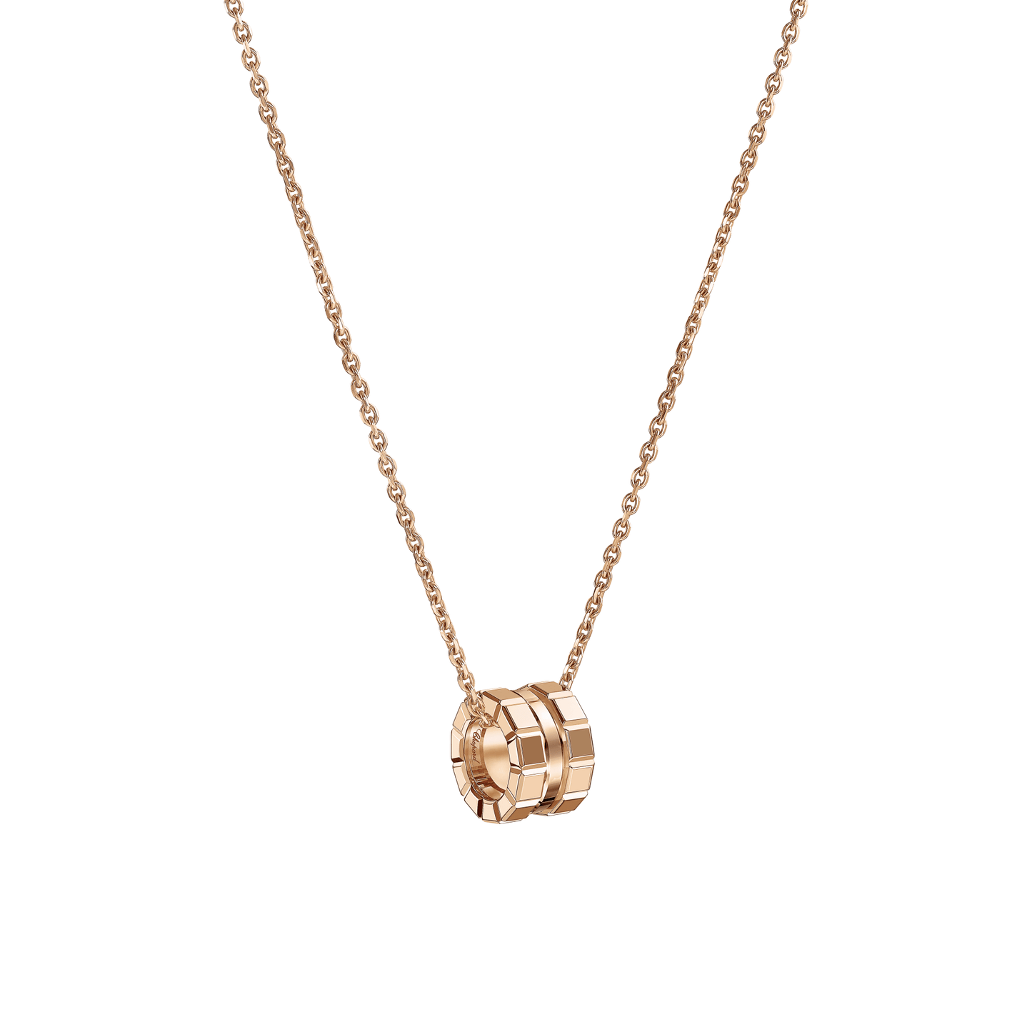 ICE CUBE PENDANT, ETHICAL ROSE GOLD 797004-5001