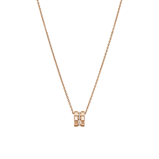 ICE CUBE PENDANT, ETHICAL ROSE GOLD, DIAMONDS 797005-5003