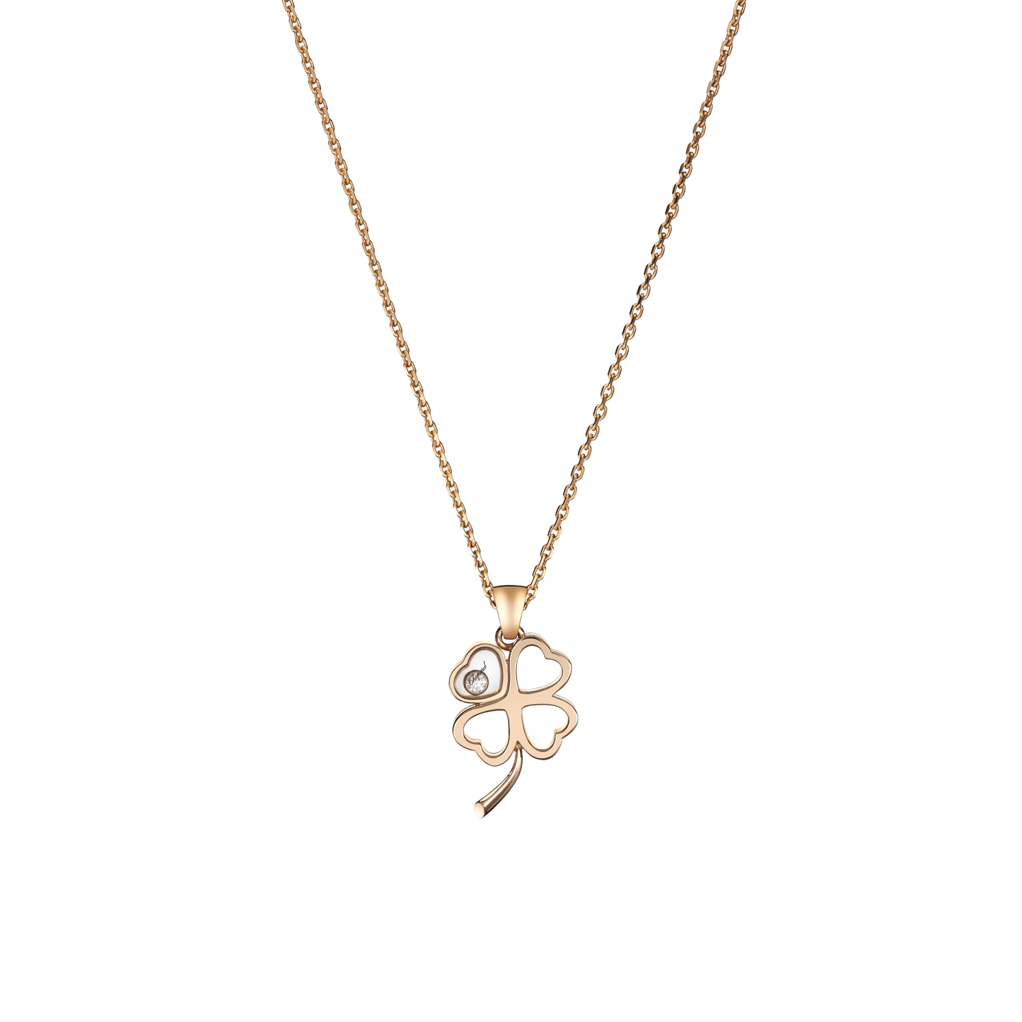 HAPPY DIAMONDS GOOD LUCK CHARMS PENDANT, ETHICAL ROSE GOLD, DIAMOND 797862-5001