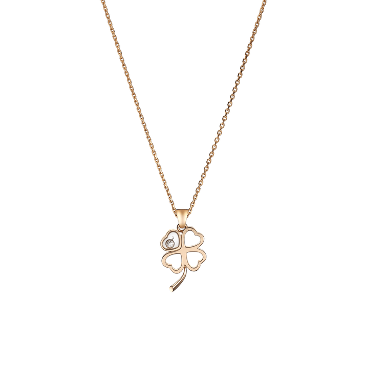 HAPPY DIAMONDS GOOD LUCK CHARMS PENDANT, ETHICAL ROSE GOLD, DIAMOND 797862-5001