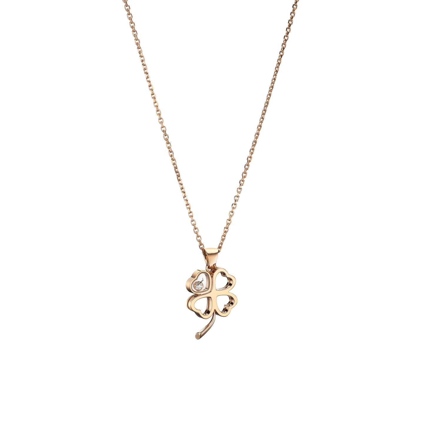 HAPPY DIAMONDS GOOD LUCK CHARMS PENDANT, ETHICAL ROSE GOLD, DIAMOND 797862-5001