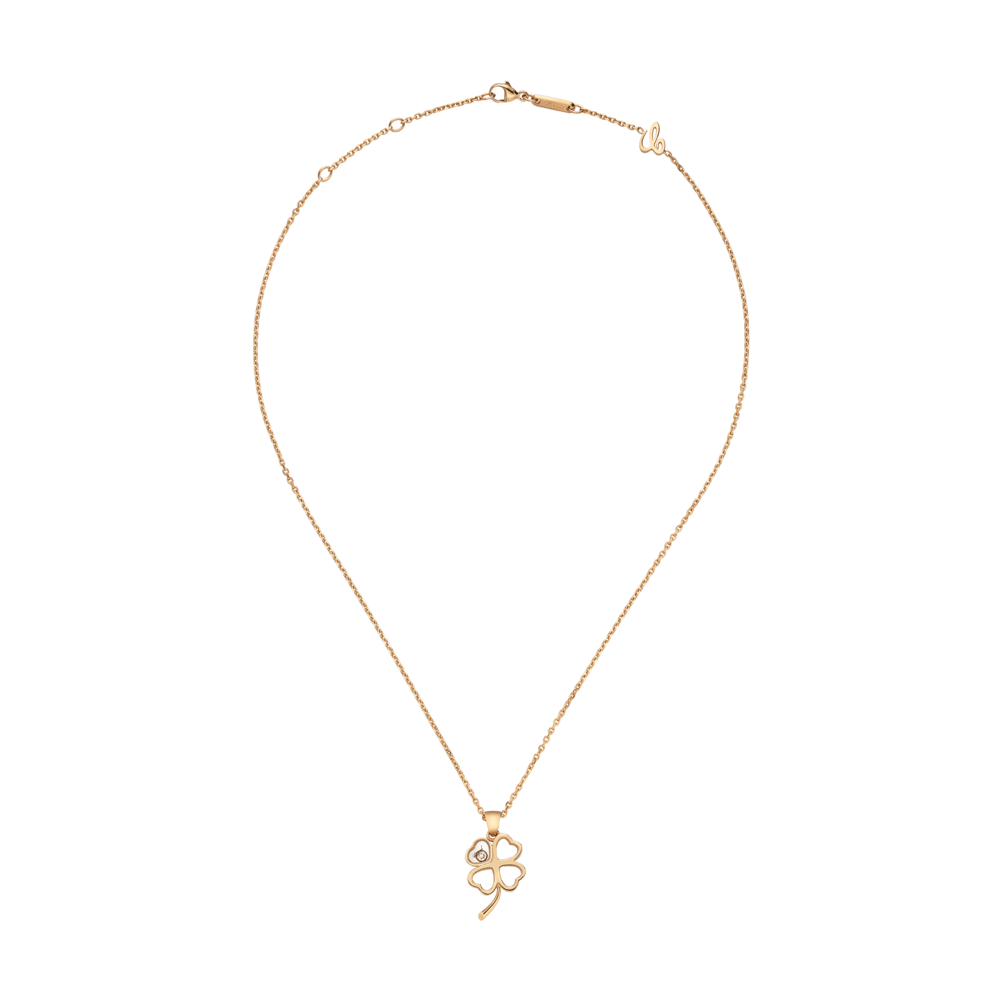 HAPPY DIAMONDS GOOD LUCK CHARMS PENDANT, ETHICAL ROSE GOLD, DIAMOND 797862-5001