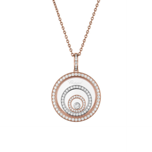 HAPPY SPIRIT PENDANT, ETHICAL ROSE GOLD, ETHICAL WHITE GOLD, DIAMONDS 798231-9003