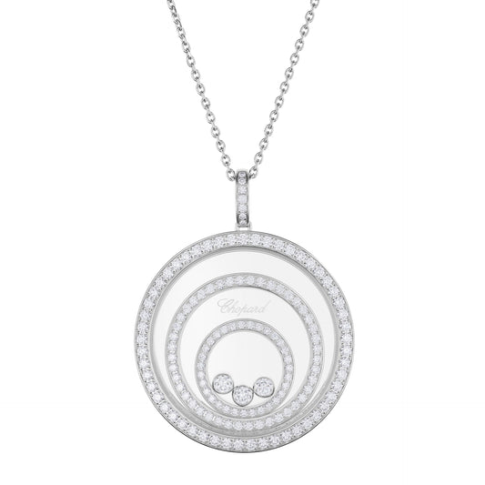 HAPPY SPIRIT PENDANT, ETHICAL WHITE GOLD, DIAMONDS 798232-1001