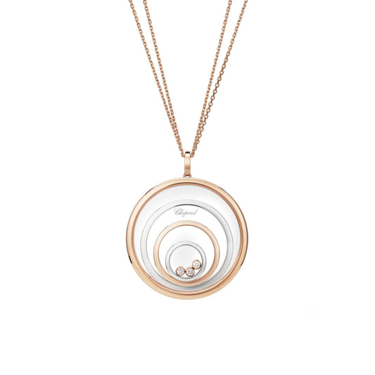 HAPPY SPIRIT PENDANT, ETHICAL ROSE GOLD, ETHICAL WHITE GOLD, DIAMONDS 798233-9001