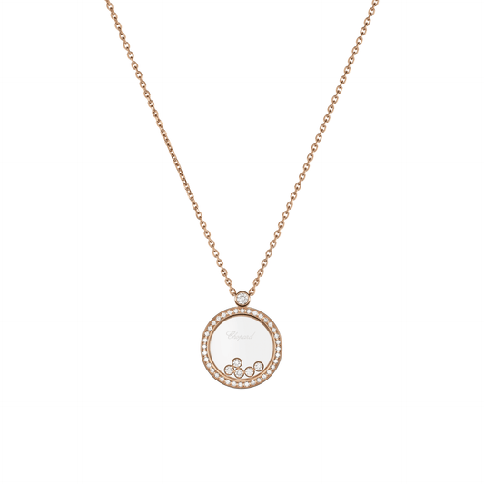 HAPPY DIAMONDS ICONS PENDANT, ETHICAL ROSE GOLD, DIAMONDS 799434-5301