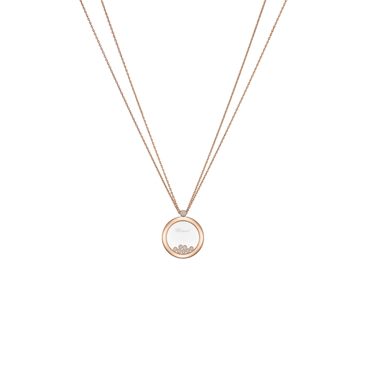 HAPPY DIAMONDS ICONS PENDANT, ETHICAL ROSE GOLD, DIAMONDS 799450-5001