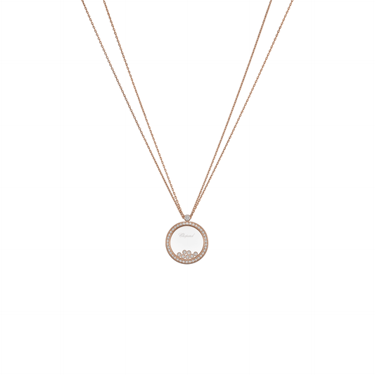 HAPPY DIAMONDS ICONS PENDANT, ETHICAL ROSE GOLD, DIAMONDS 799450-5301