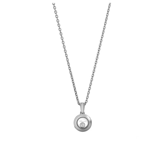 HAPPY DIAMONDS ICONS PENDANT, ETHICAL WHITE GOLD, DIAMOND 79A017-1001