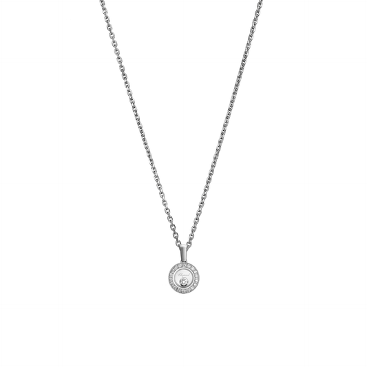 HAPPY DIAMONDS ICONS PENDANT, ETHICAL WHITE GOLD, DIAMONDS 79A017-1201