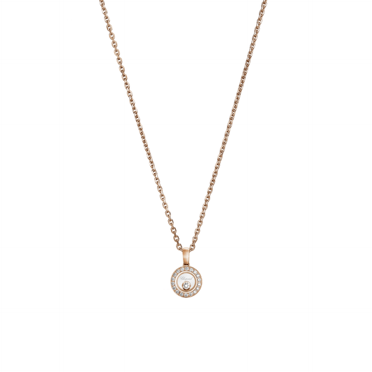 HAPPY DIAMONDS ICONS PENDANT, ETHICAL ROSE GOLD, DIAMONDS 79A017-5201