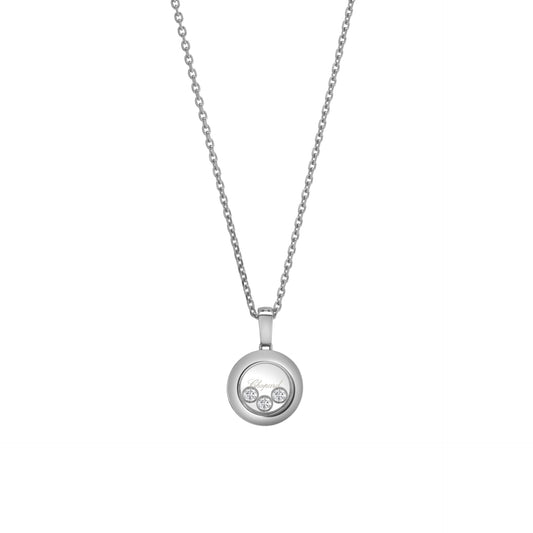 HAPPY DIAMONDS ICONS PENDANT, ETHICAL WHITE GOLD, DIAMONDS 79A018-1001