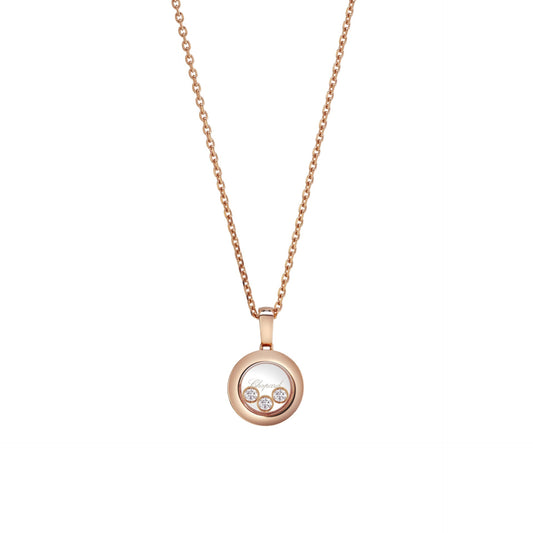 HAPPY DIAMONDS ICONS PENDANT, ETHICAL ROSE GOLD, DIAMONDS 79A018-5001