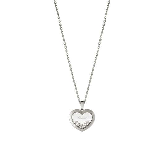 HAPPY DIAMONDS ICONS PENDANT, ETHICAL WHITE GOLD, DIAMONDS 79A038-1001