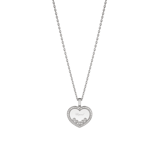 HAPPY DIAMONDS ICONS PENDANT, ETHICAL WHITE GOLD, DIAMONDS 79A038-1201