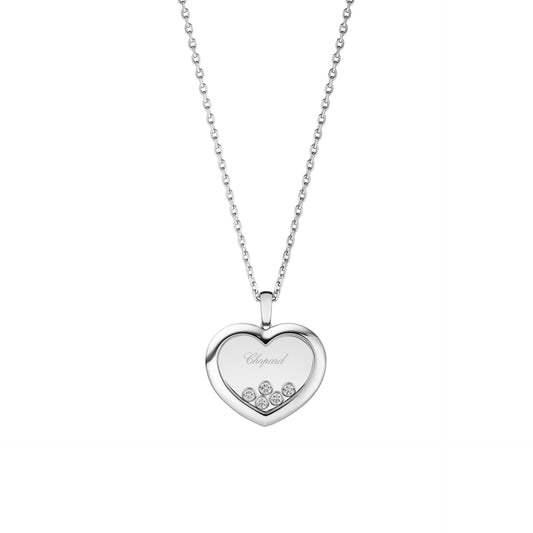 HAPPY DIAMONDS ICONS PENDANT, ETHICAL WHITE GOLD, DIAMONDS 79A039-1001