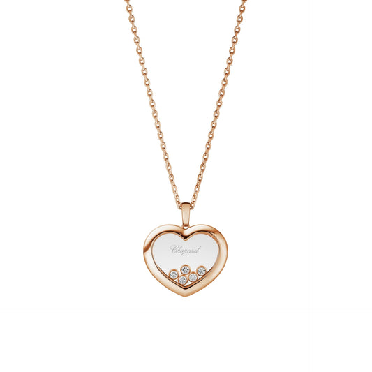 HAPPY DIAMONDS ICONS PENDANT, ETHICAL ROSE GOLD, DIAMONDS 79A039-5001