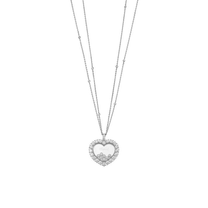 HAPPY DIAMONDS ICONS JOAILLERIE PENDANT, ETHICAL WHITE GOLD, DIAMONDS 79A049-1001