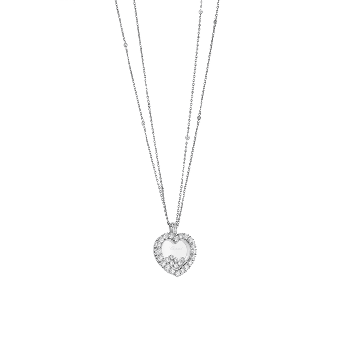 HAPPY DIAMONDS ICONS JOAILLERIE PENDANT, ETHICAL WHITE GOLD, DIAMONDS 79A049-1001